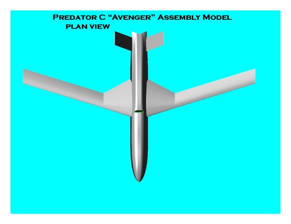3d model predator c avenger - Predator C Avenger -3dm.zip, 3ds.zip, dwg.zip by RodgerSaintJohn